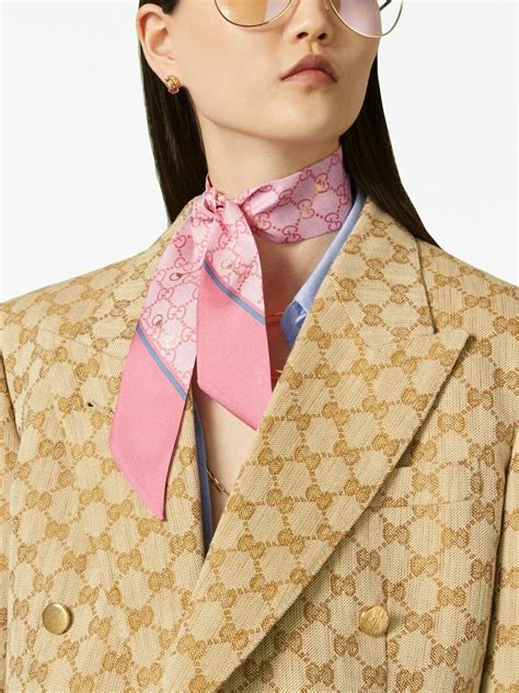 gucci scarf ca dover|gucci print silk neck bow.